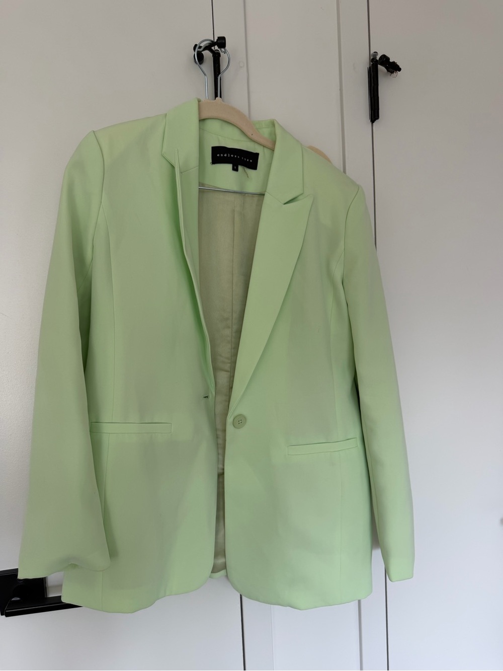 VICI Pistachio Single-Button Blazer for Men